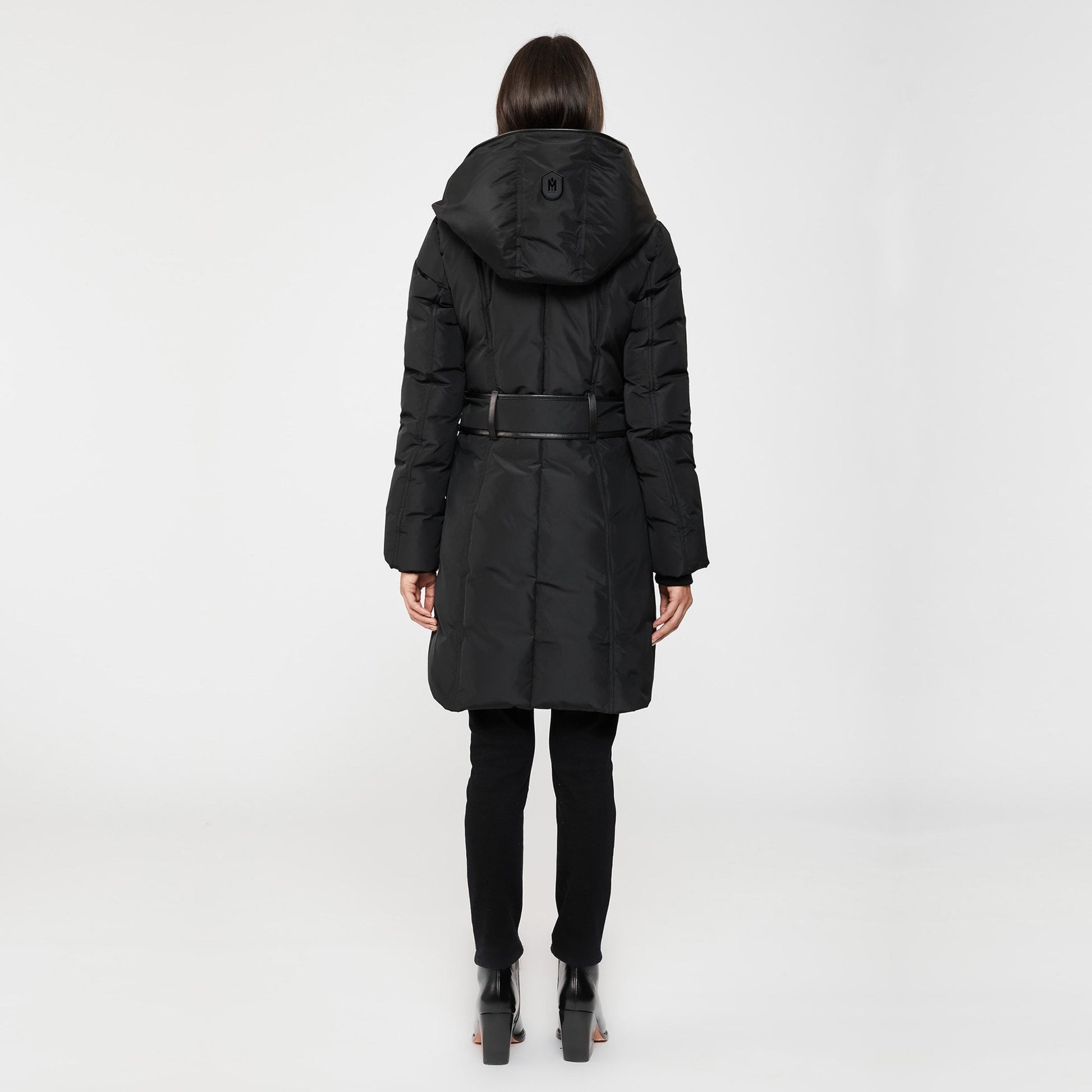 Mackage Kay - Hooded Down Coat With Signature Collar - Black