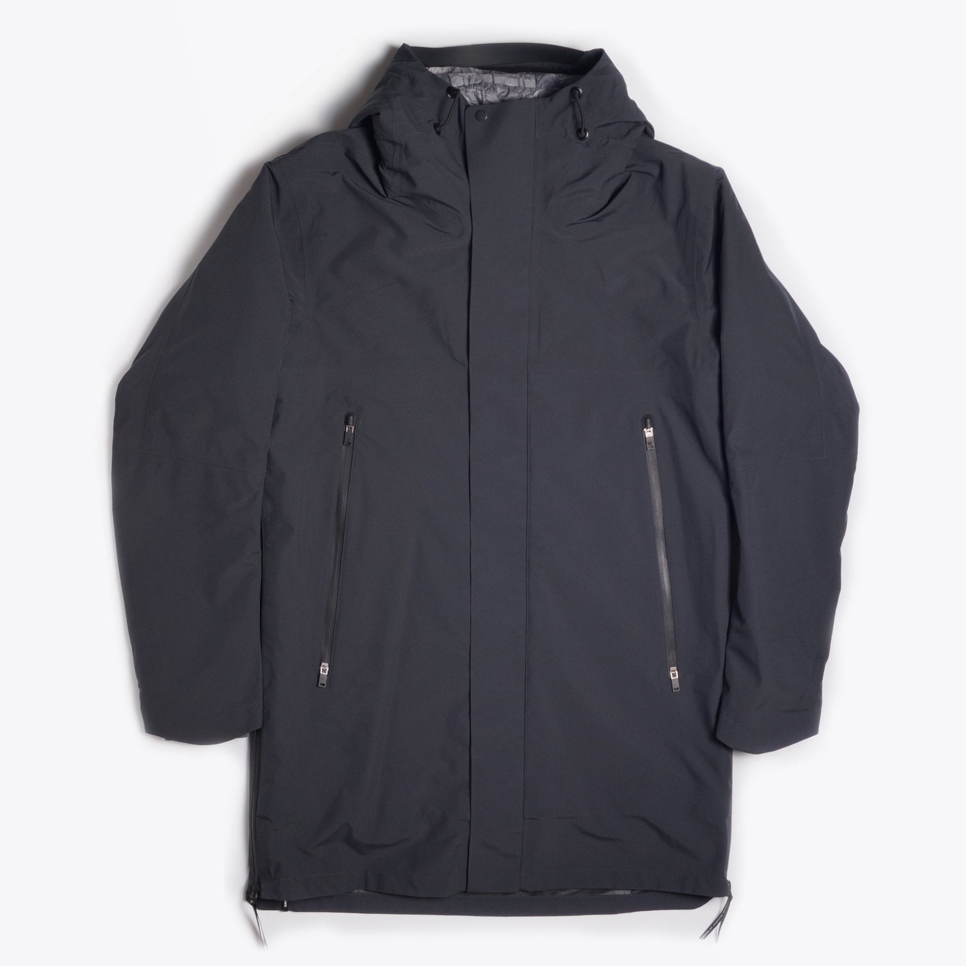 Krakatau Liner Parka Coat - Dark Grey