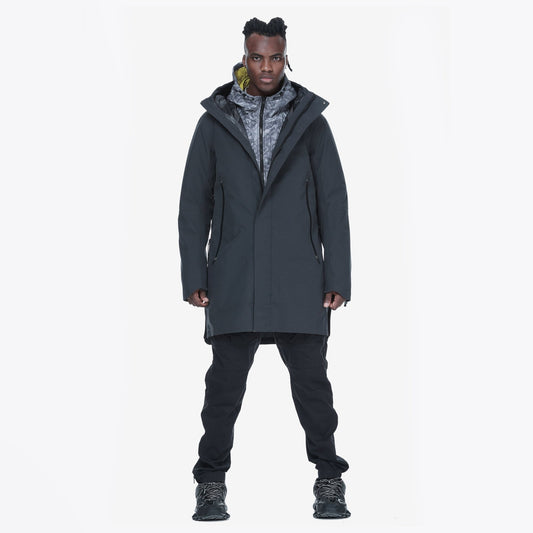 Liner Parka Coat - Dark Grey