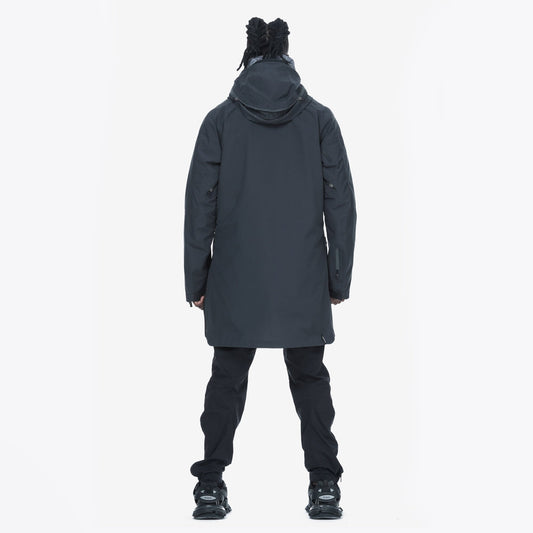 Liner Parka Coat - Dark Grey