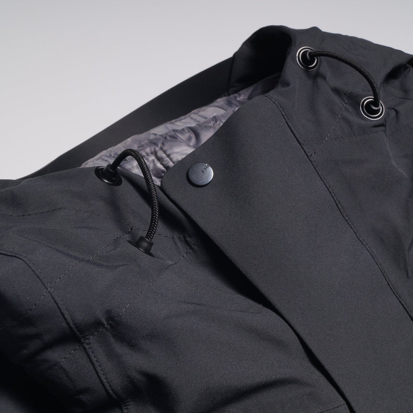Liner Parka Coat - Dark Grey