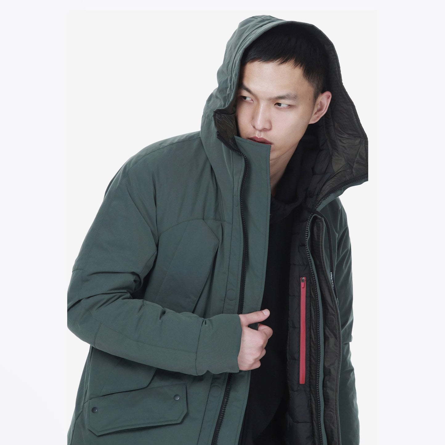 - Snorkel Parka Coat - Green