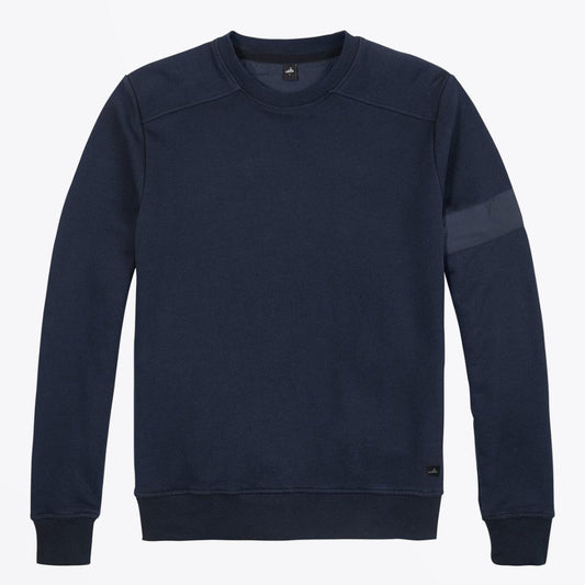 - Moore Crew Neck Sweater - Navy Blue