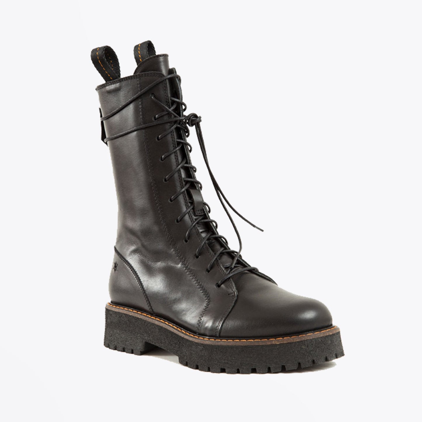 - Scorpio - Calfskin Leather Boots - Black