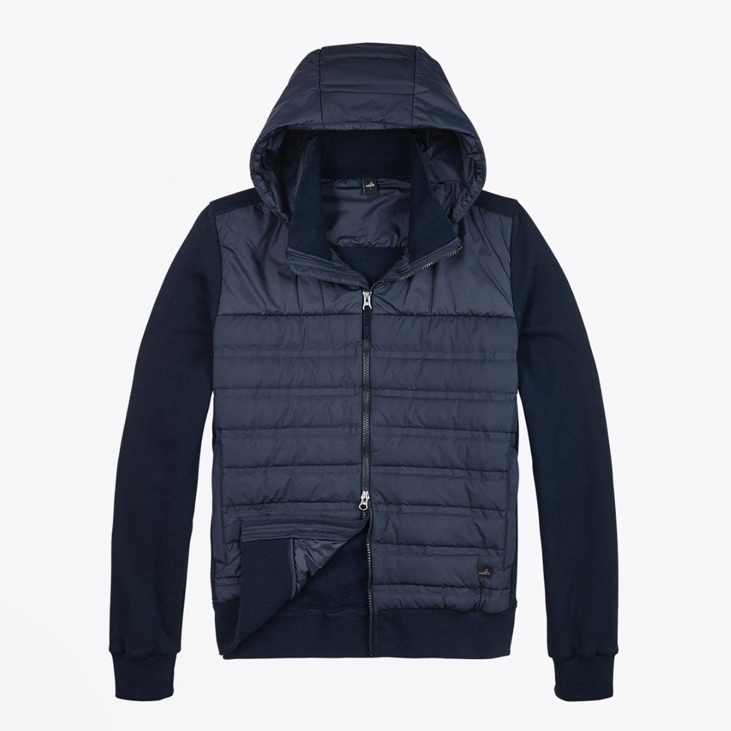 - Smith - Quilted Sweat Jacket - Navy Blue