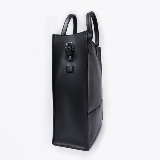 Jeffery - Leather Tote Bag - Black
