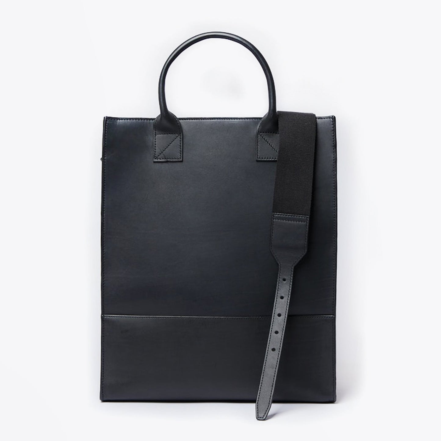 Jeffery - Leather Tote Bag - Black