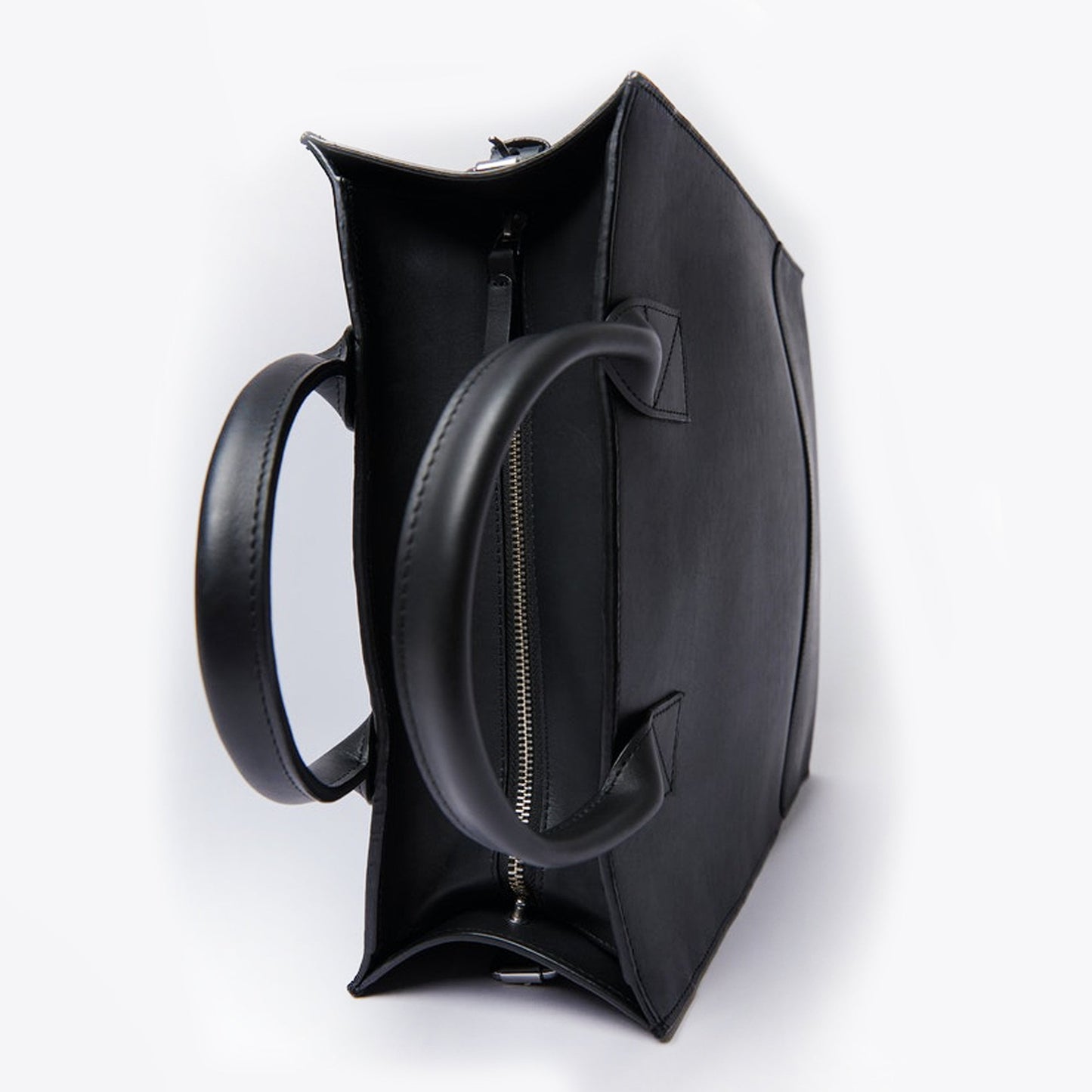 Jeffery - Leather Tote Bag - Black