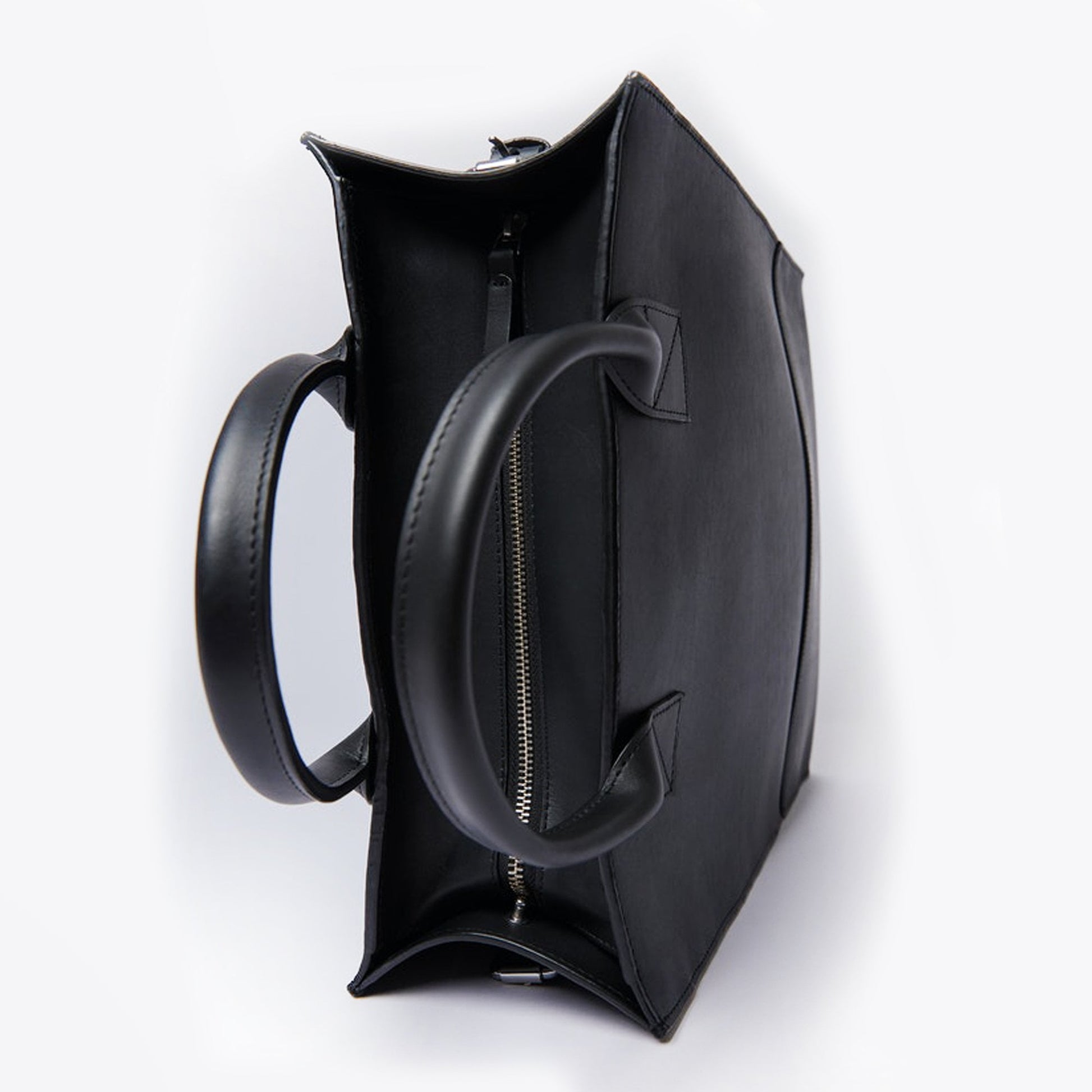 Sandqvist Jeffery - Leather Tote Bag - Black