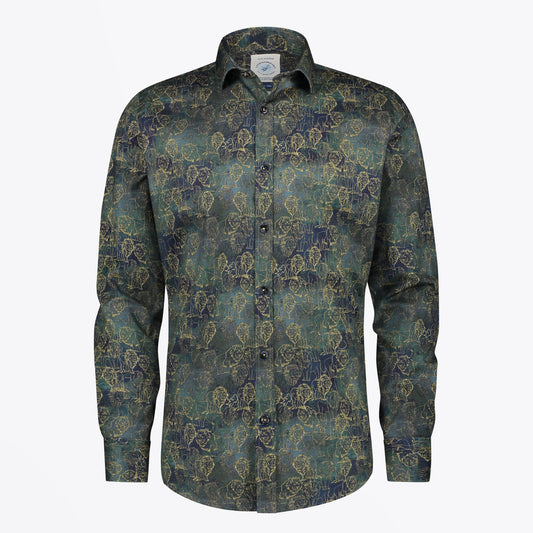 Lion Print Shirt - Green