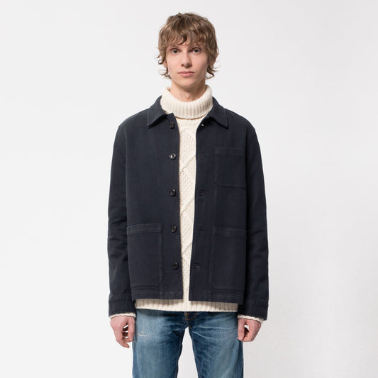 - Barney - Worker Jacket - Navy