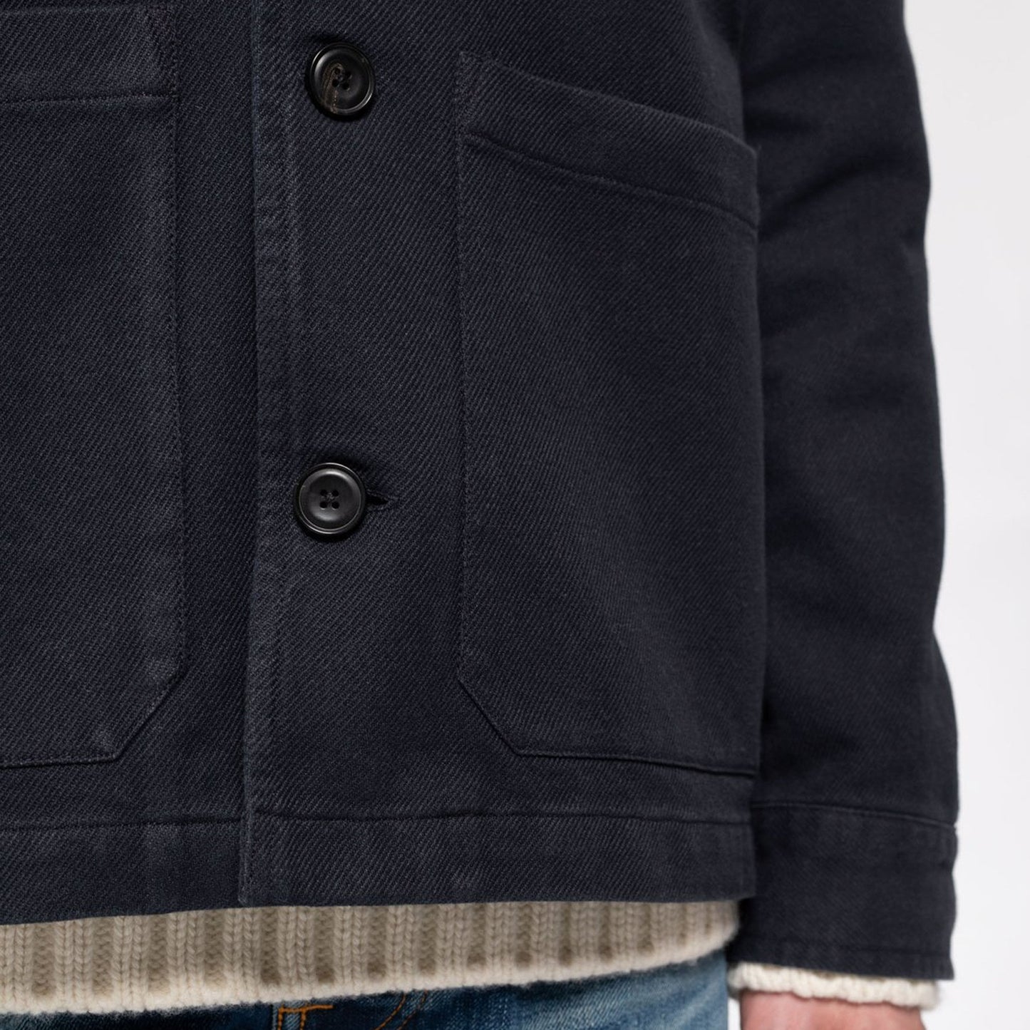 - Barney - Worker Jacket - Navy