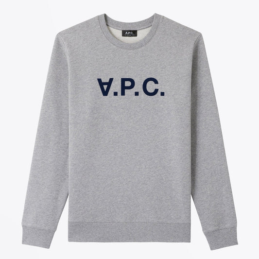 - VPC Brushed Cotton Sweater - Grey