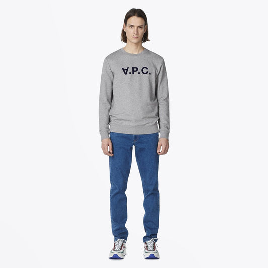 - VPC Brushed Cotton Sweater - Grey