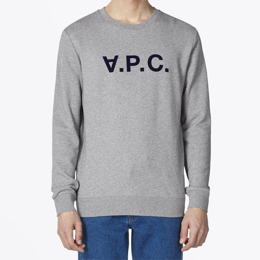 - VPC Brushed Cotton Sweater - Grey