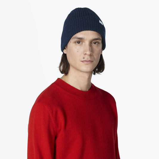- Samuel - Wool Beanie Hat - Navy