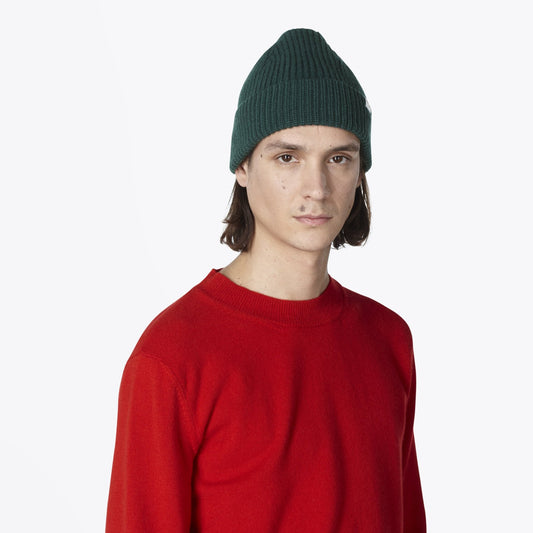 - Samuel - Wool Beanie Hat - Green