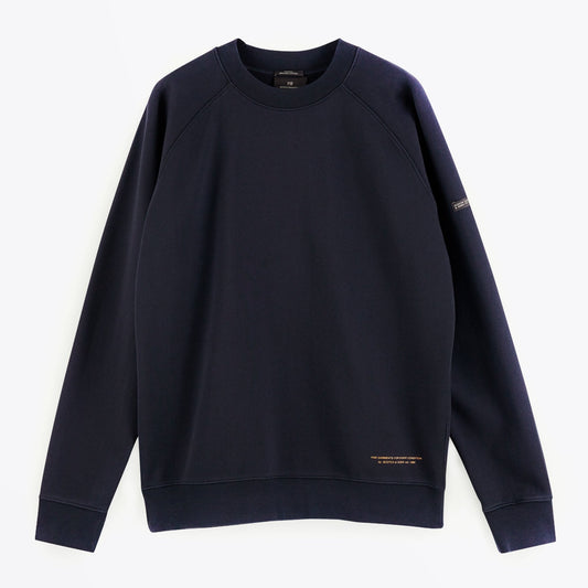 - Cotton Sweatshirt - Navy