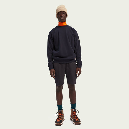 - Cotton Sweatshirt - Navy