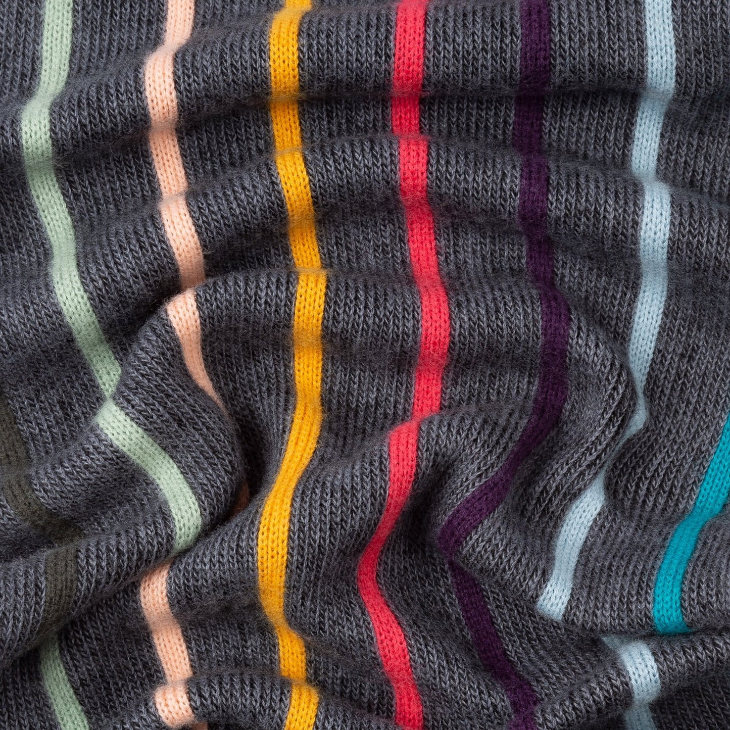 - Twisted 'Artist Stripe' Wool Scarf - Multi