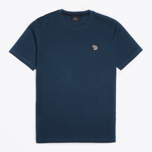 - Cotton Zebra Logo T-Shirt - White