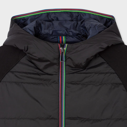 - Zip-Through Hooded Jacket - Black