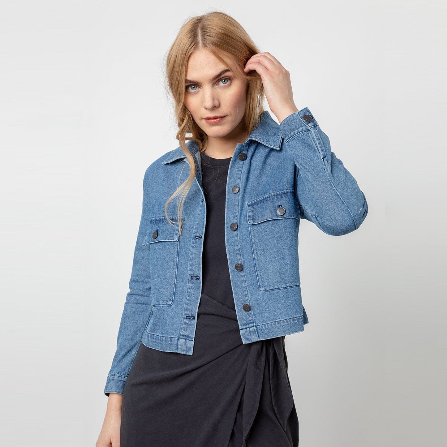- Steffi - Denim Jacket - Blue
