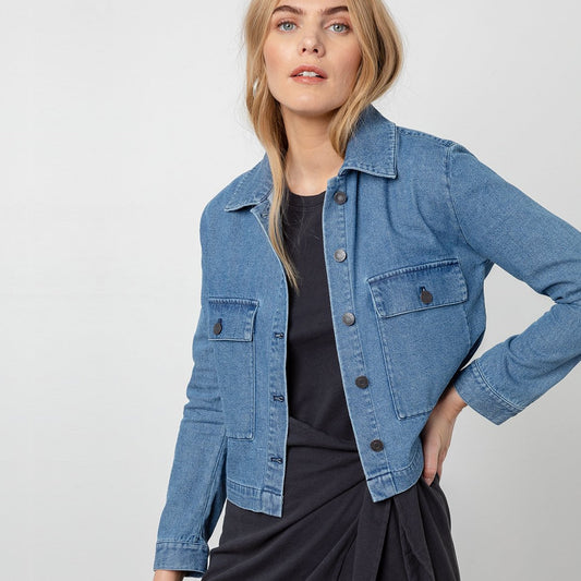 - Steffi - Denim Jacket - Blue