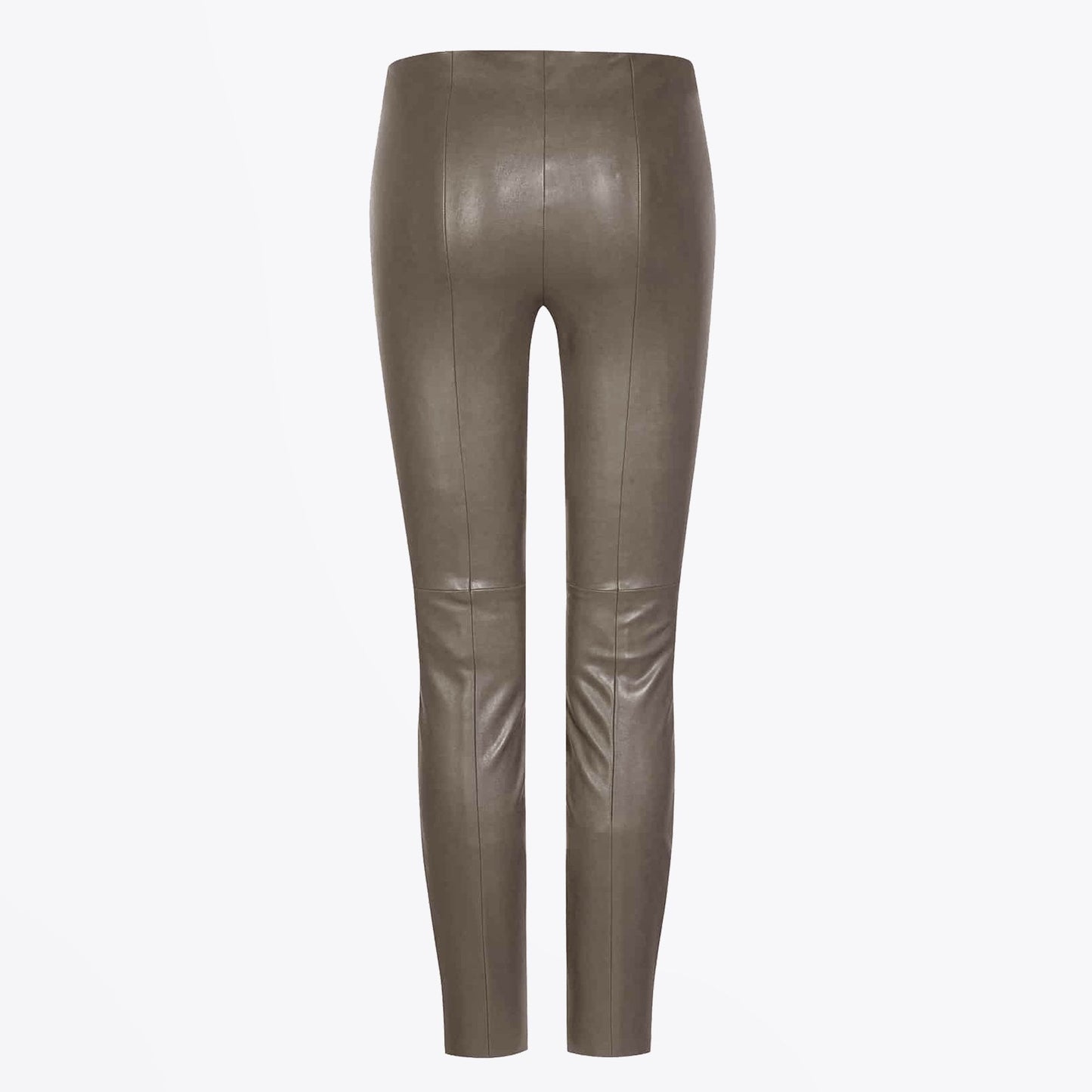 - Randa Vegan Leather Trousers - Taupe
