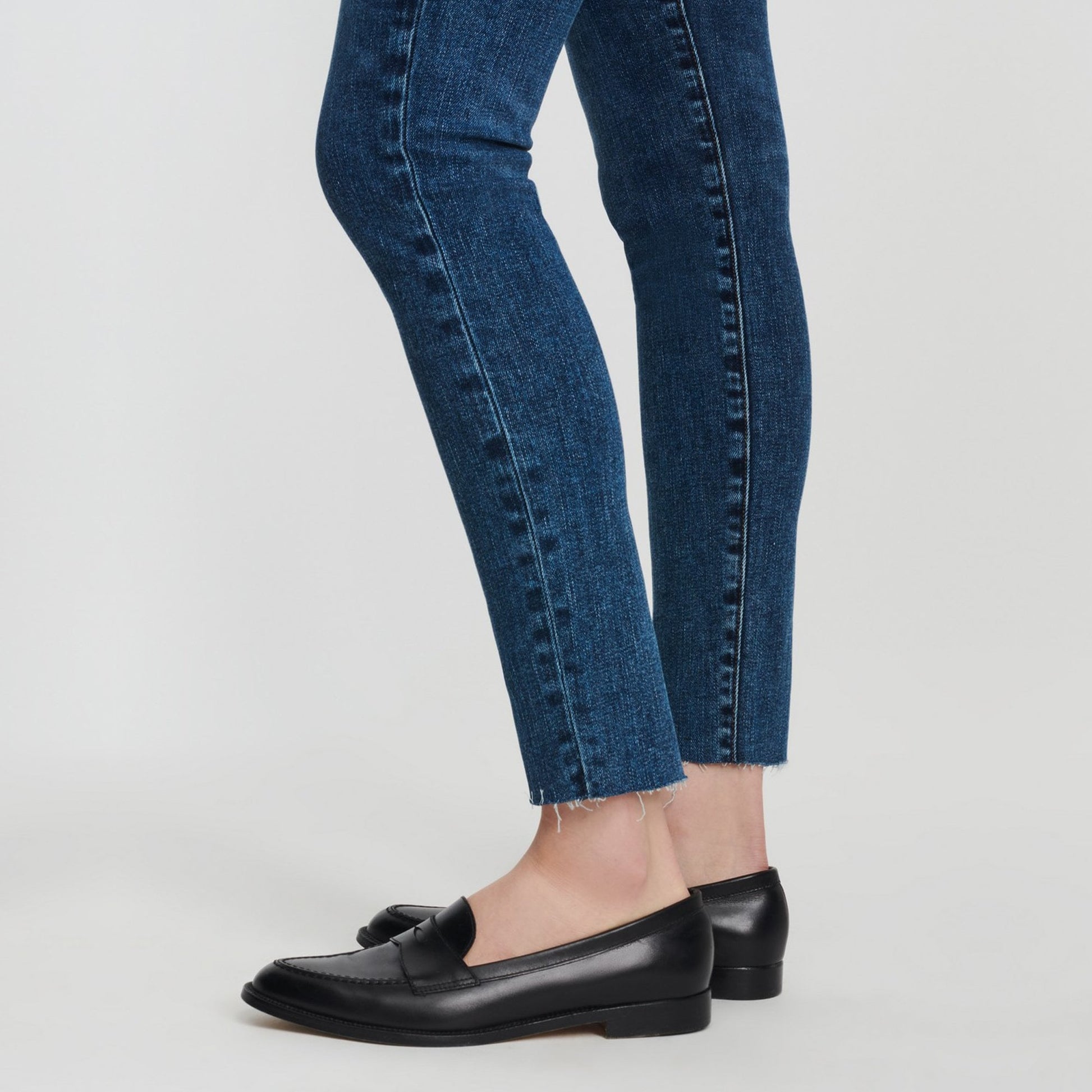 J Leenah High Rise Ankle Skinny Jeans - Mason Raze