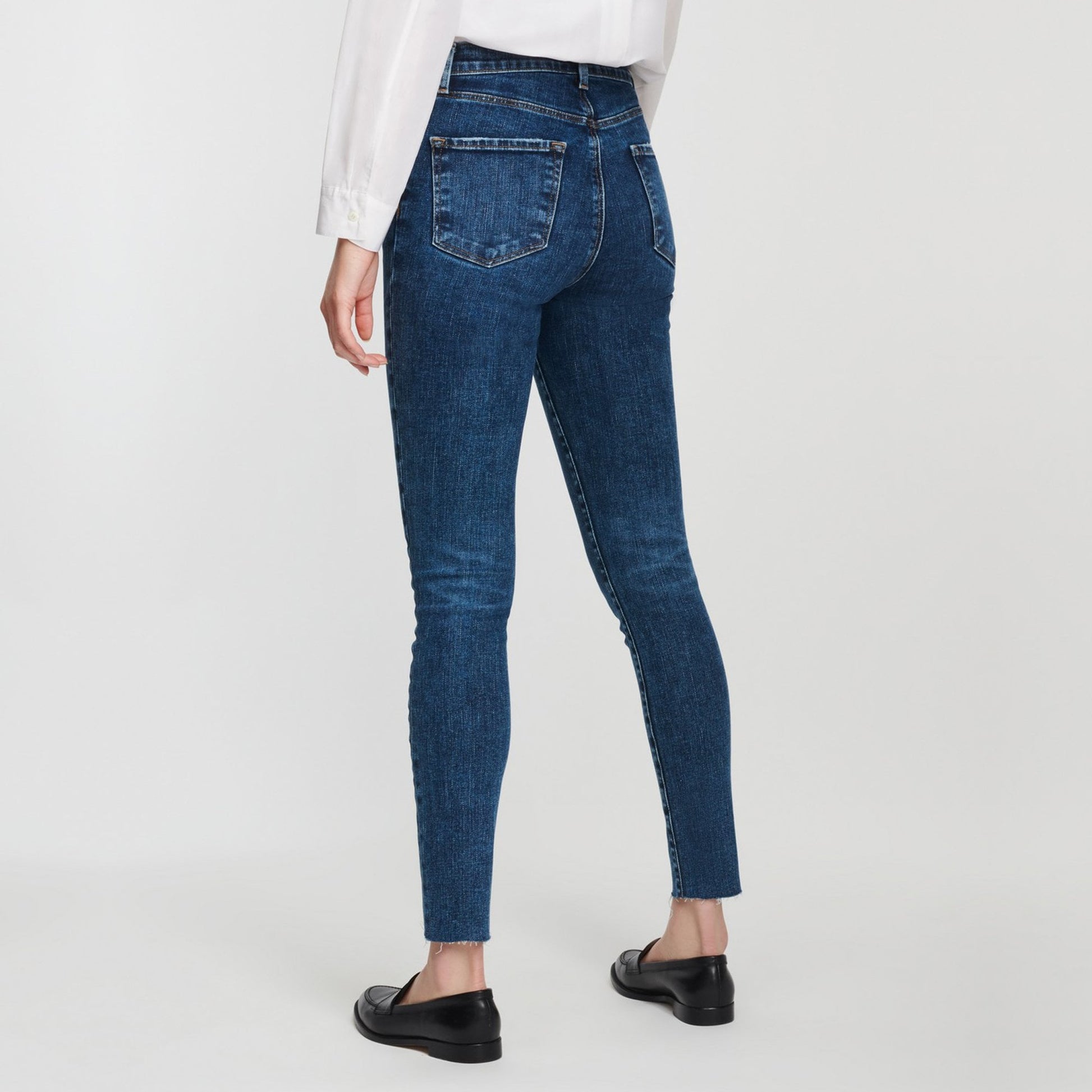 J Leenah High Rise Ankle Skinny Jeans - Mason Raze