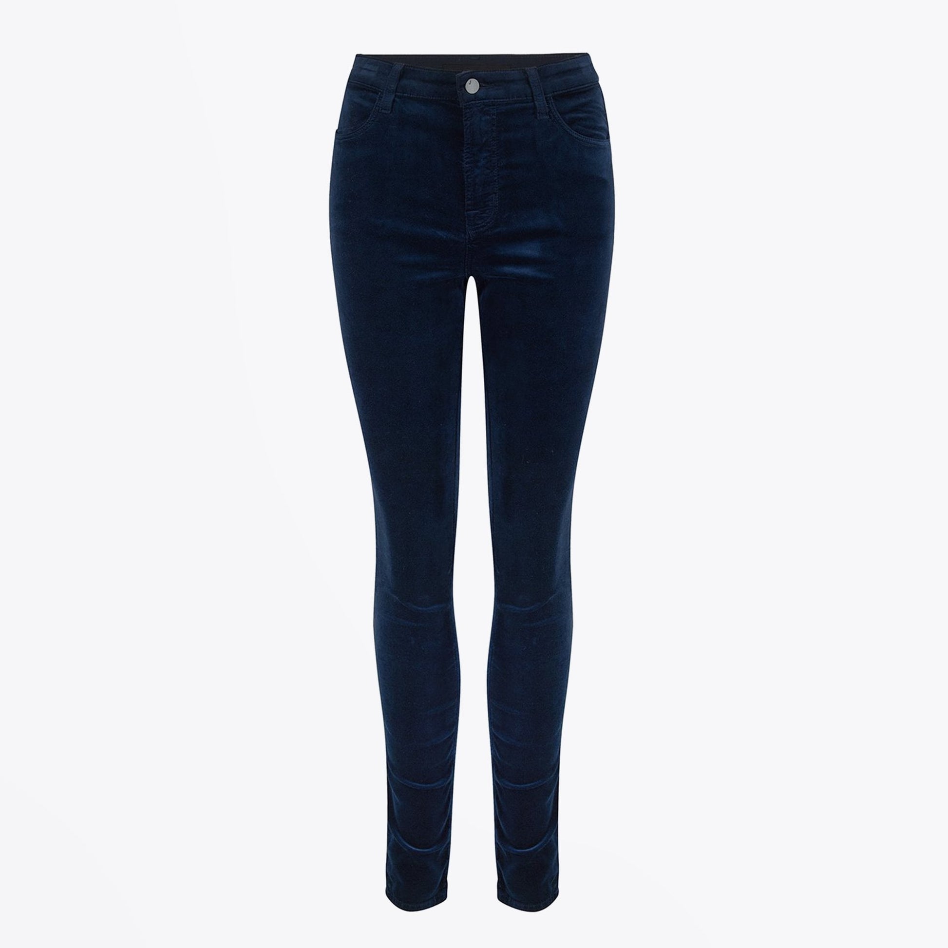J Maria High Rise Skinny Velvet Jeans - Night Out