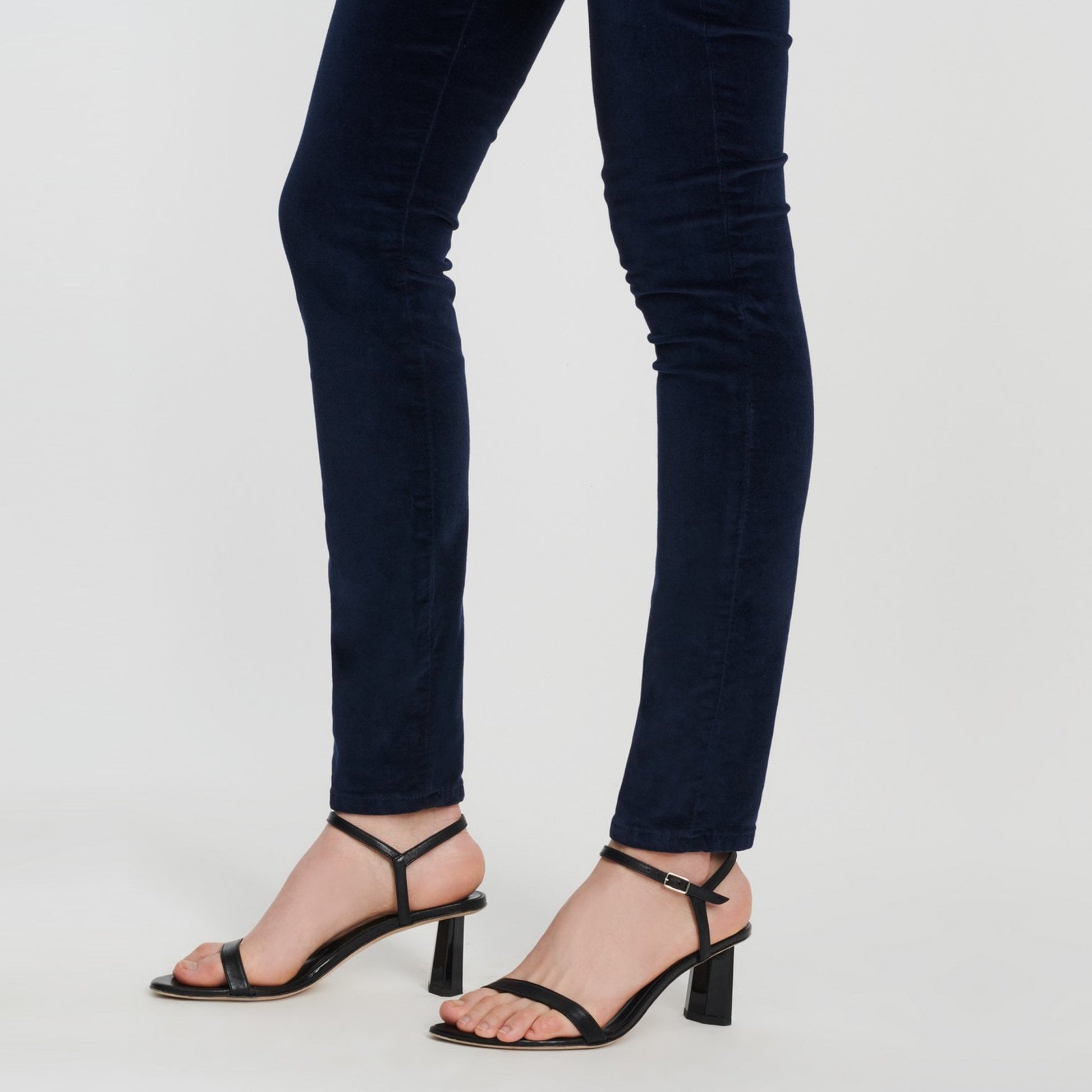 J Maria High Rise Skinny Velvet Jeans - Night Out