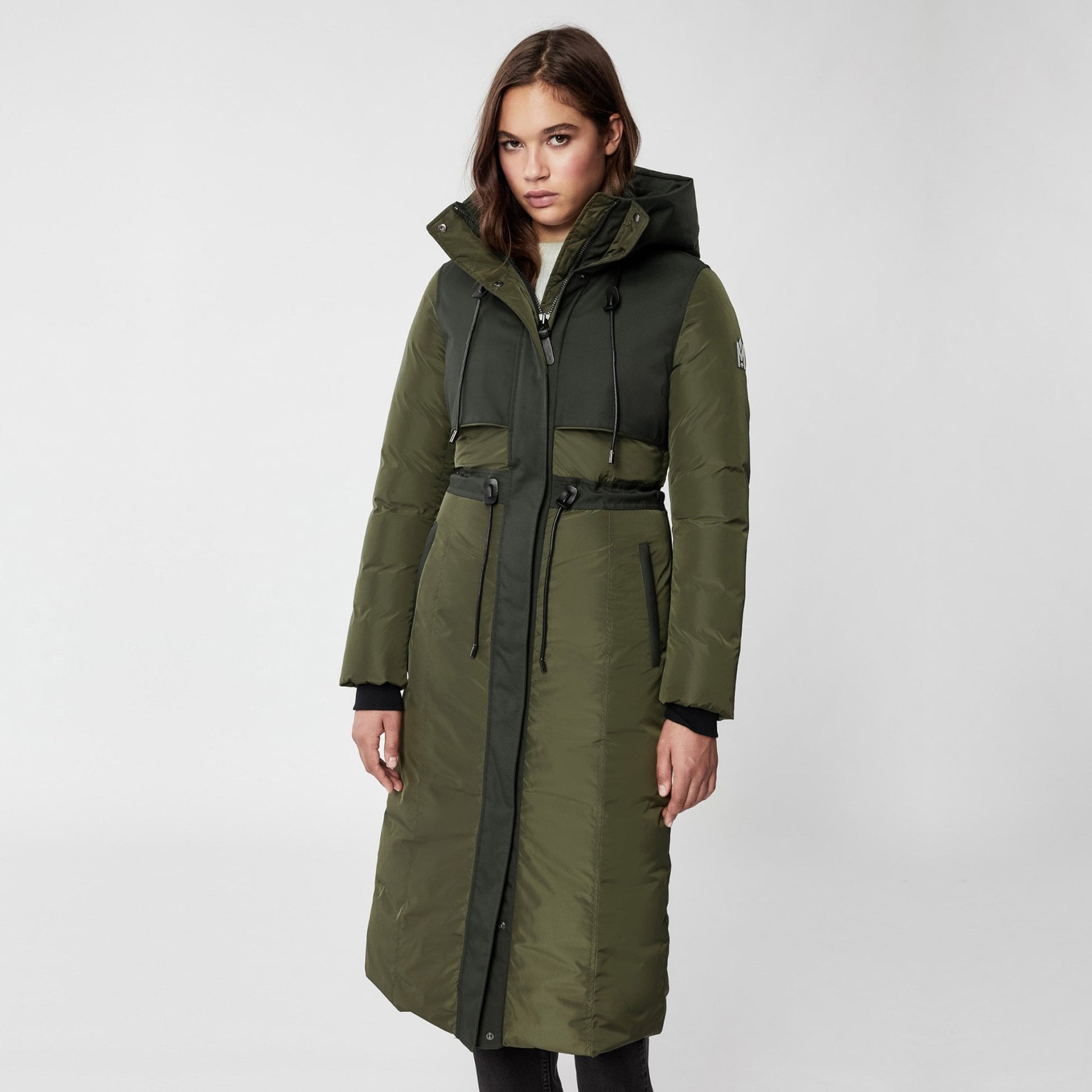 Mackage Leanne Hooded Down Coat - Army