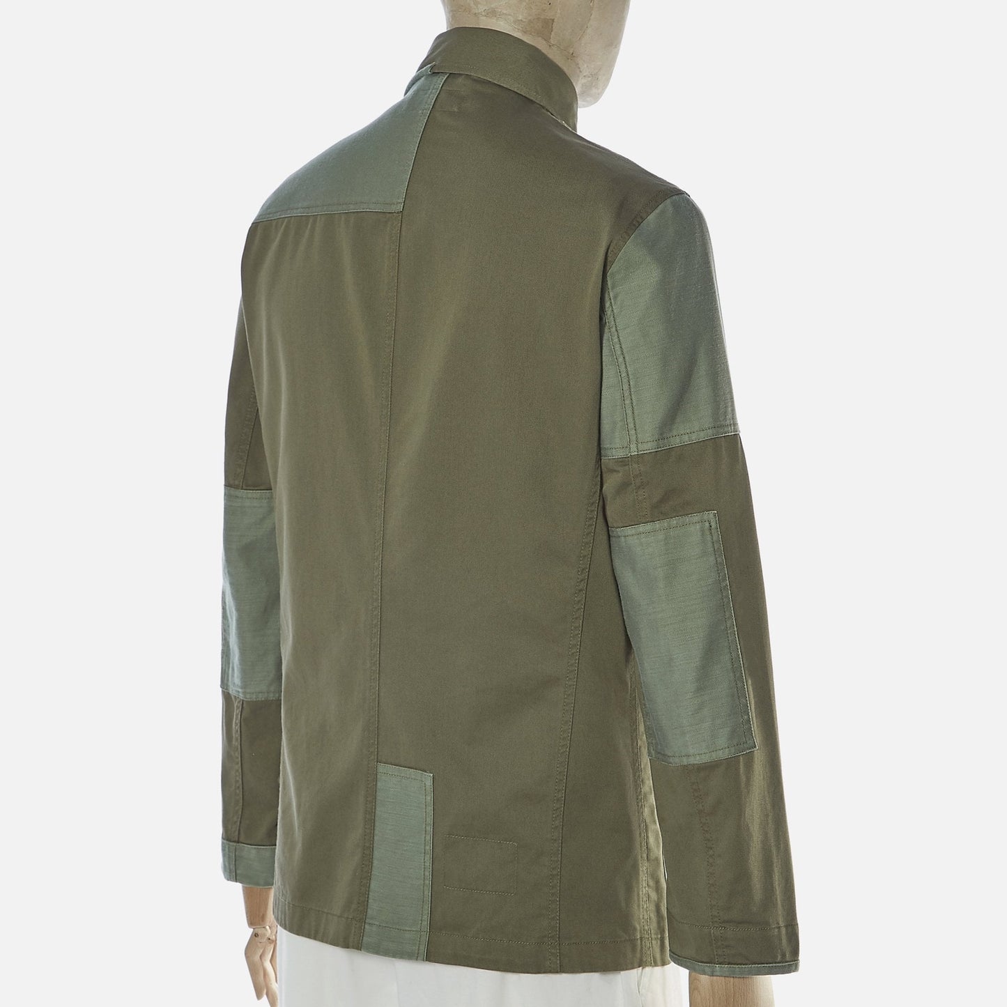 - Twill Patched Bakers Jacket - Green