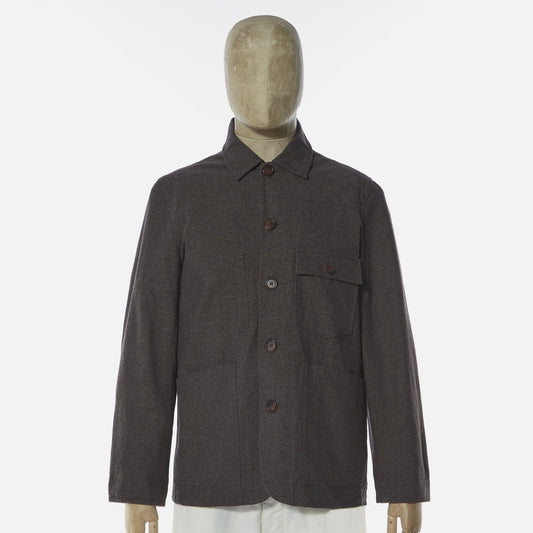 - Patched Mill Bakers Jacket - Brown