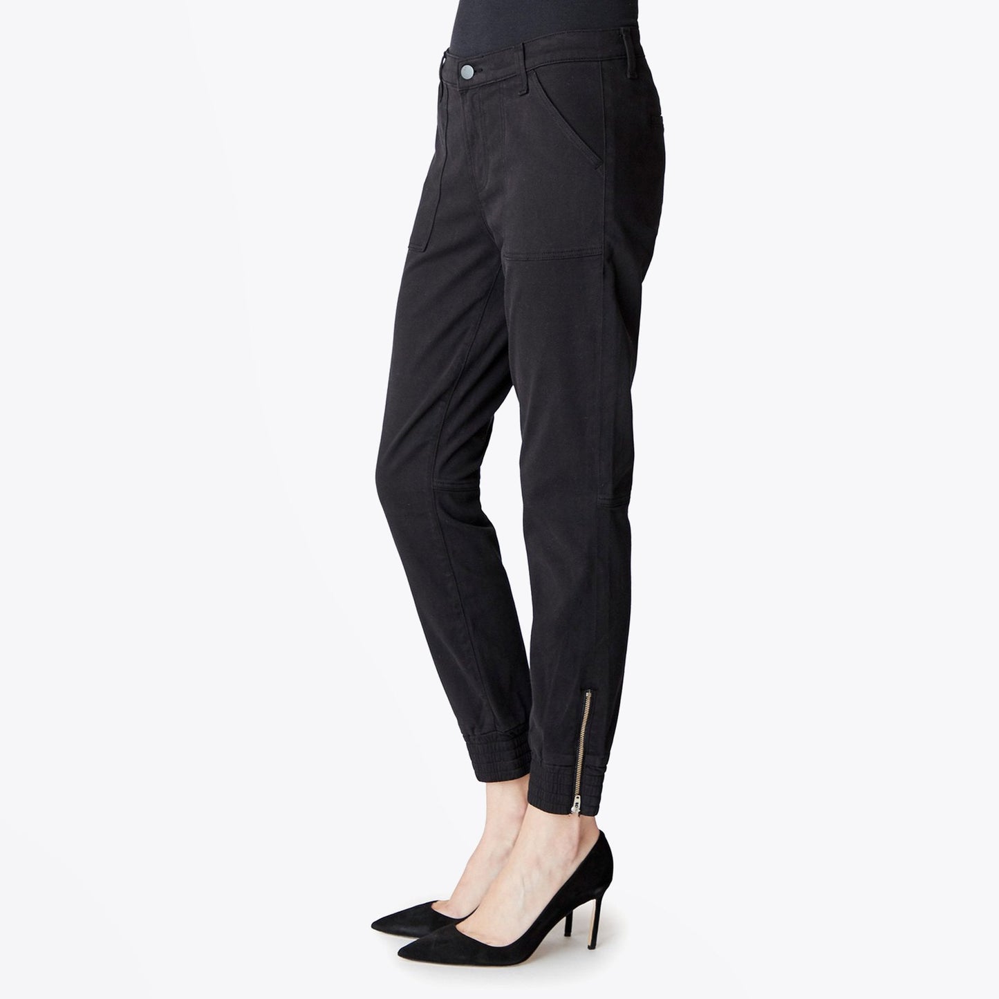 - Arkin Ankle Zip Jogger - Black