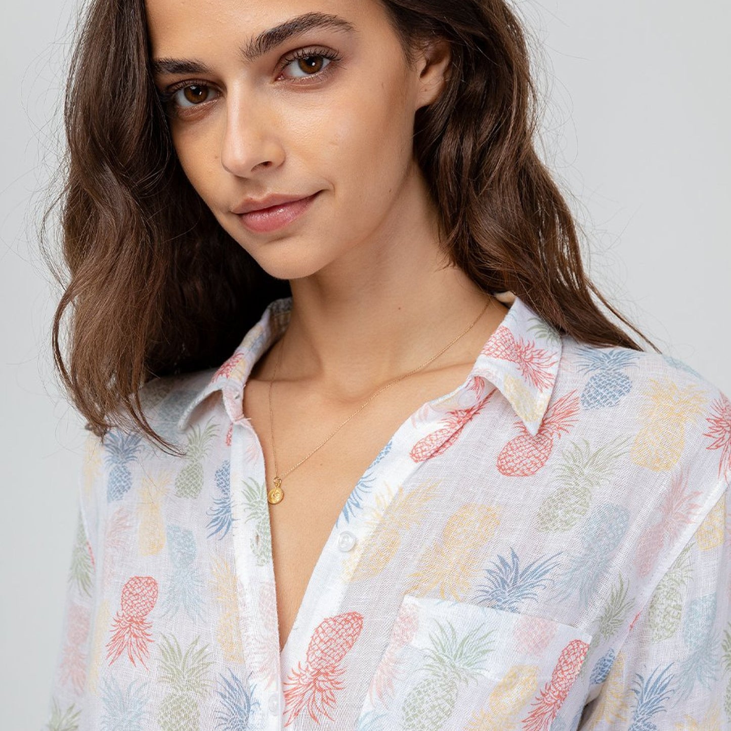 - Charli - 'Rainbow Pinas' Shirt - White