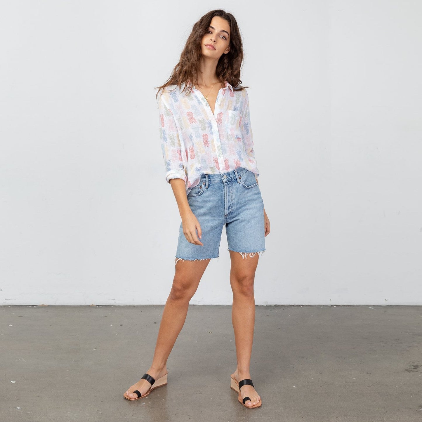 - Charli - 'Rainbow Pinas' Shirt - White