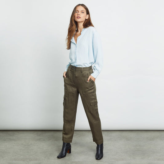 - Andie - Light Vintage Shirt - Blue