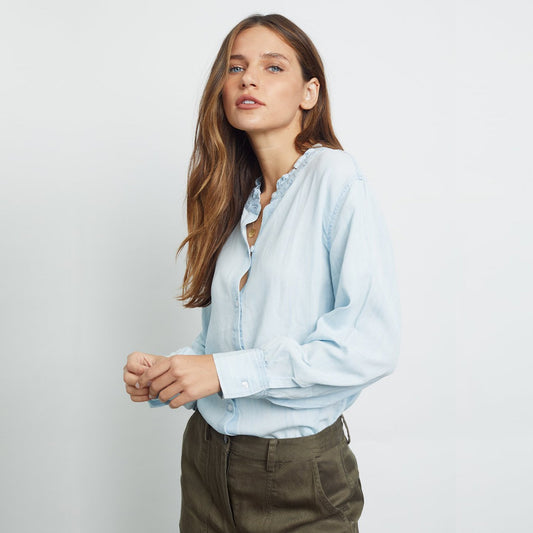 - Andie - Light Vintage Shirt - Blue