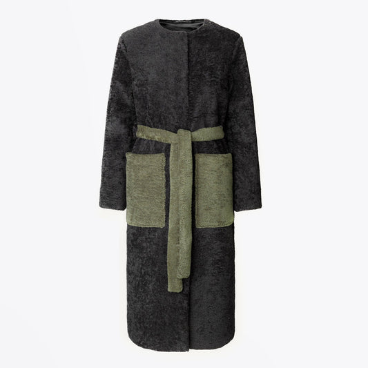 Matty - Faux Fur Coat - Black