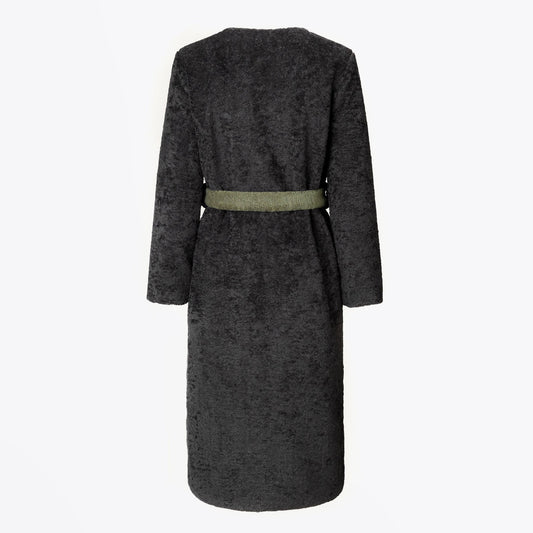 Matty - Faux Fur Coat - Black