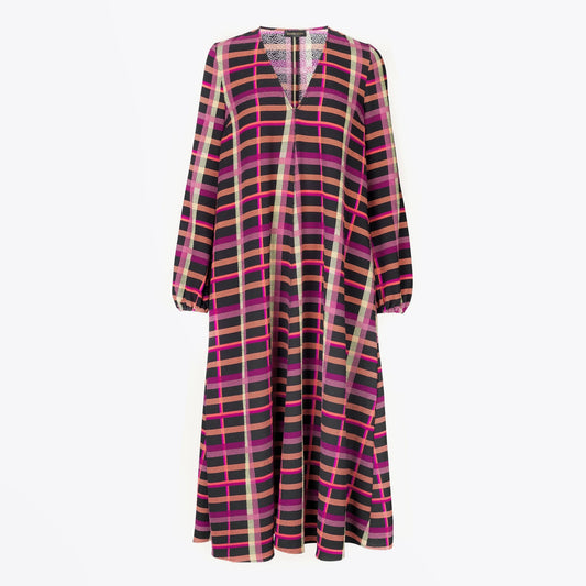 - Brooklyn - Plaid Long Dress - Multi