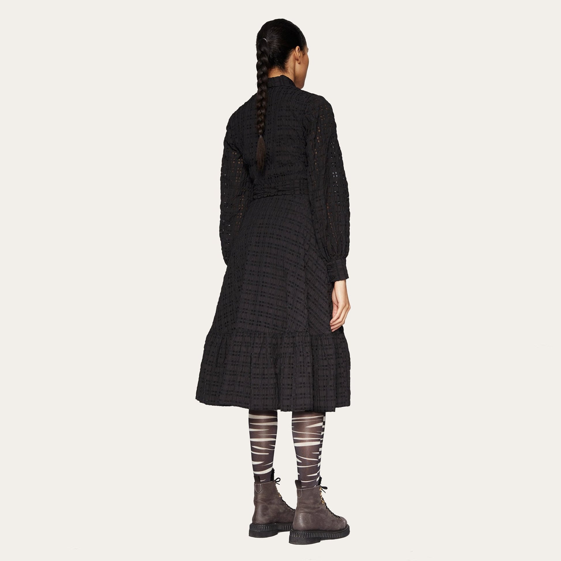 Stine Niki - Gingham Dress - Black