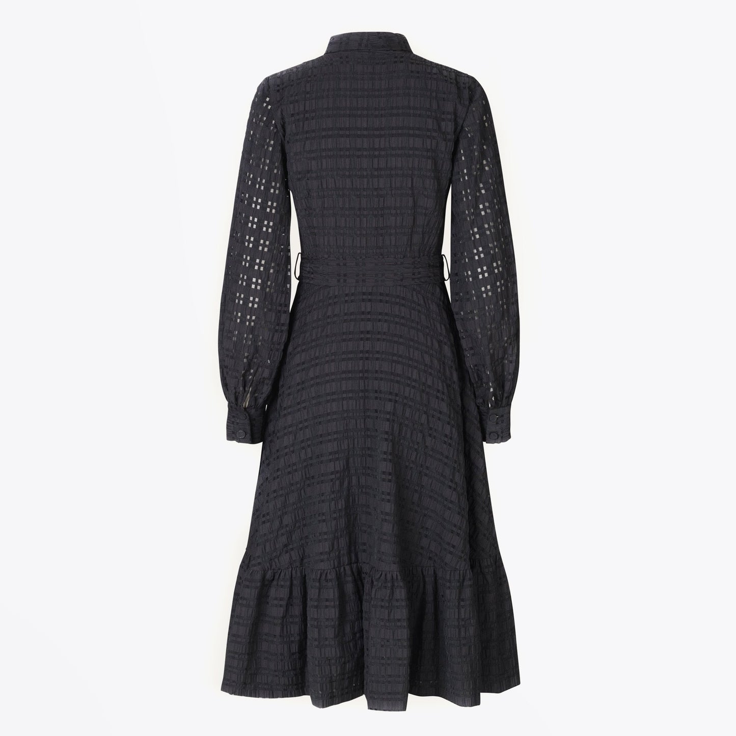 Niki - Gingham Dress - Black