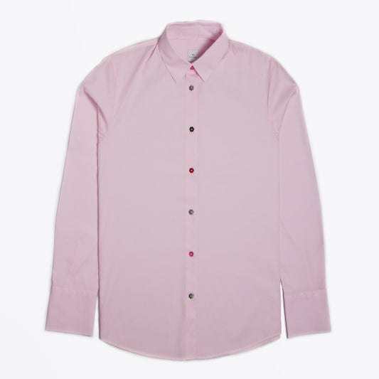 Floral Button Shirt - Pink