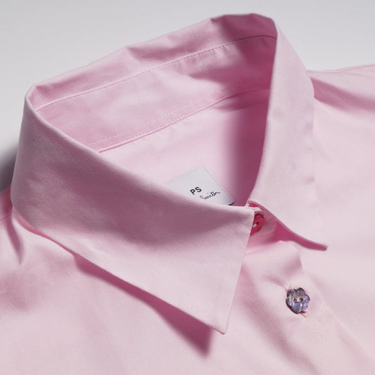 Floral Button Shirt - Pink