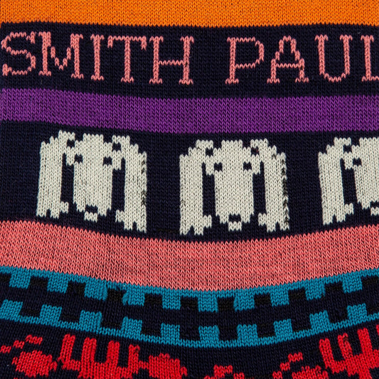- 'Homer Fairisle' Socks - Navy