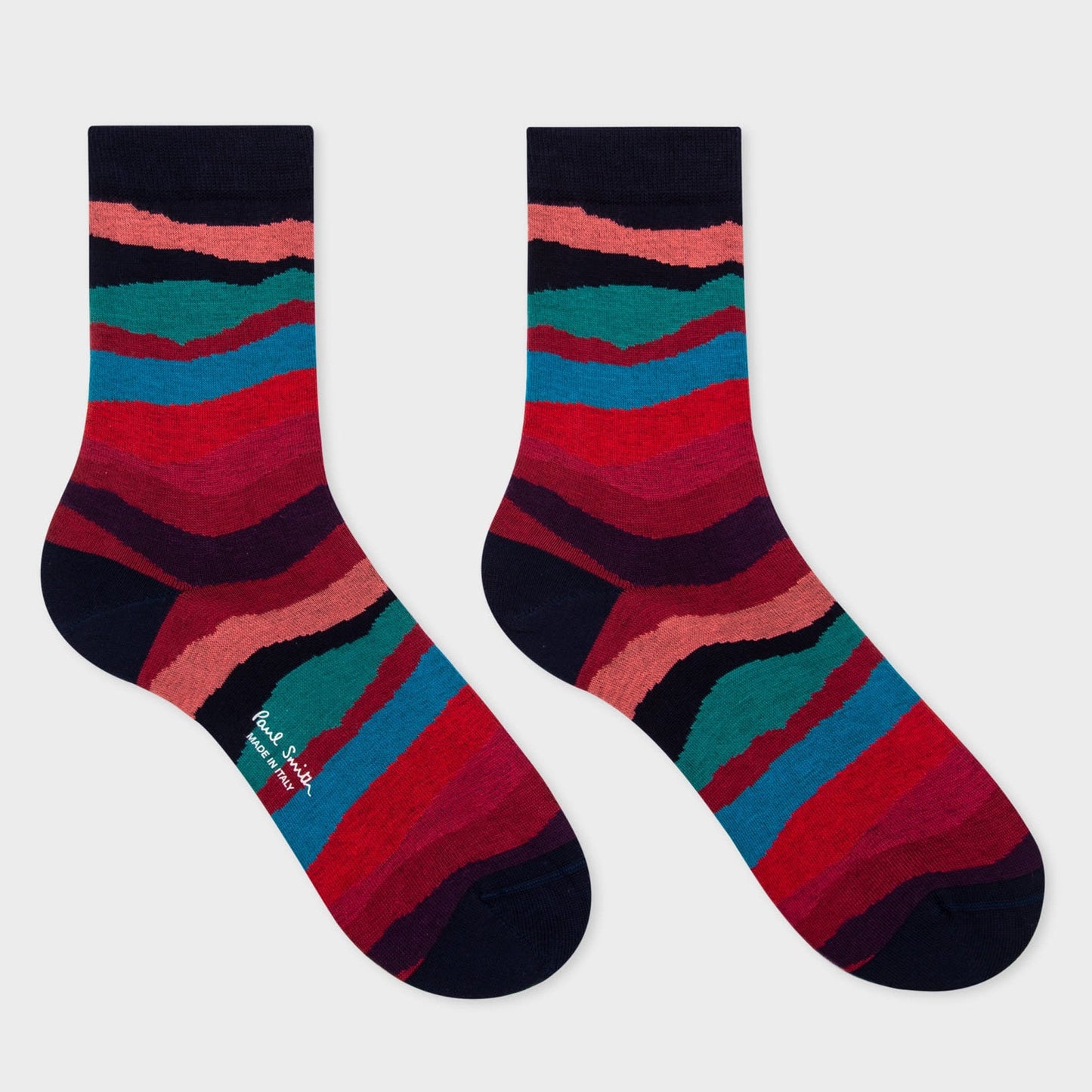 - 'Mountain Stripe' Socks - Multi